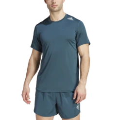 Adidas D4R Running Tee Herren Laufshirt Türkis
