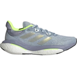 Adidas Solarglide 6 Damen Laufschuhe Neutral Hellblau Neongelb