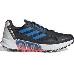 Adidas Terrex Agravic Flow 2 GTX Herren Trail-Runningschuh Schwarz Blau