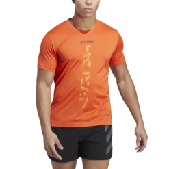 Adidas Terrex Agravic Trail Running Tee Herren Funktionsshirt Orange