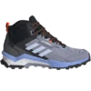 Adidas Terrex AX4 Mid GTX Herren Wanderschuhe Lila Blau Schwarz