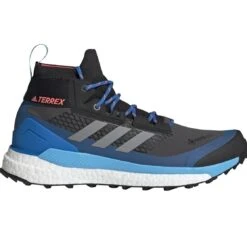 Adidas Terrex Free Hiker GTX Herren Trekkingstiefel Blau Schwarz