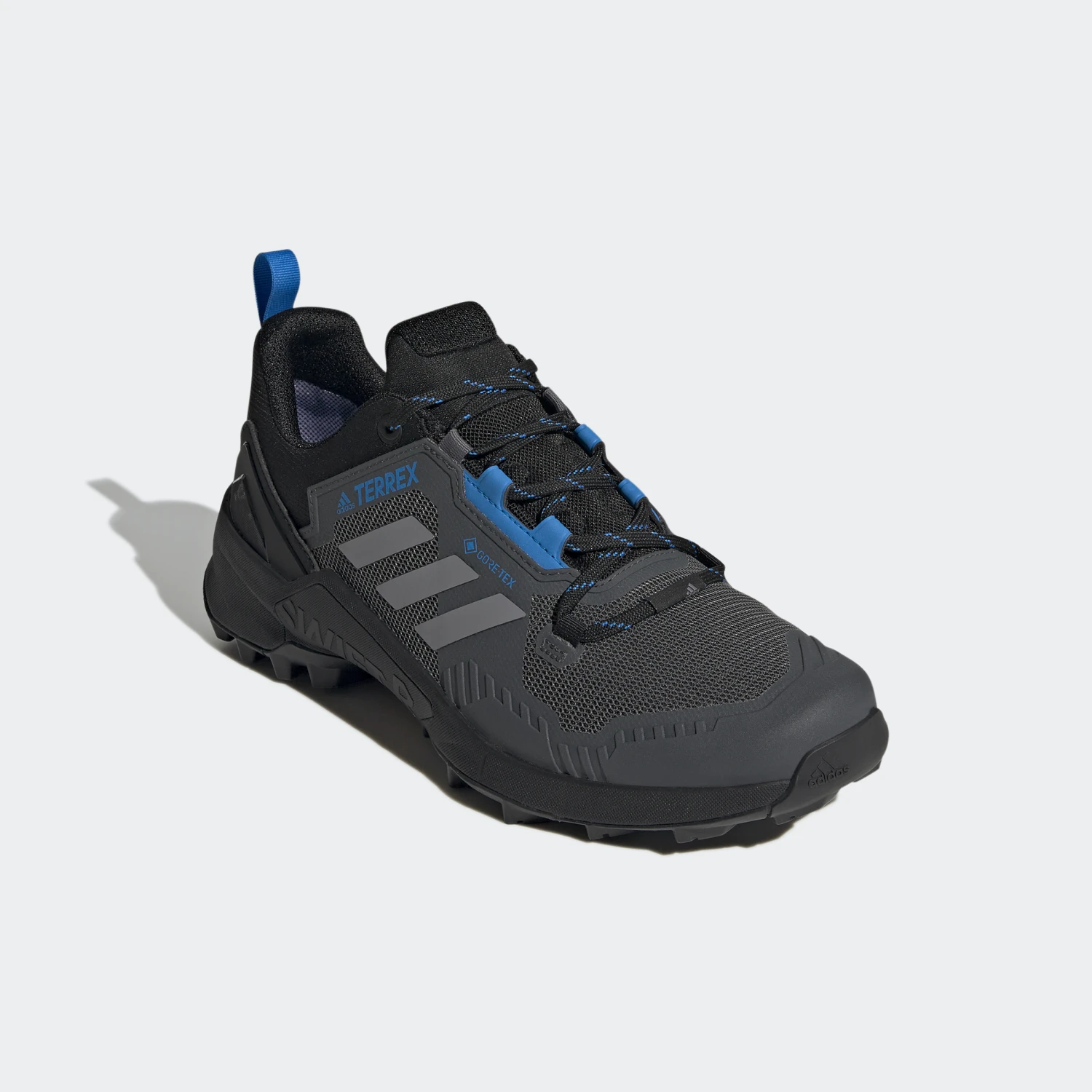 Adidas Terrex Swift R3 GTX Herren Outdoorschuhe Schwarz Anthrazit Blau – Bild 2