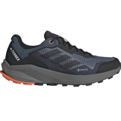Adidas Terrex Trail Rider GTX Herren Trail-Runningschuhe Schwarz Grau Orange