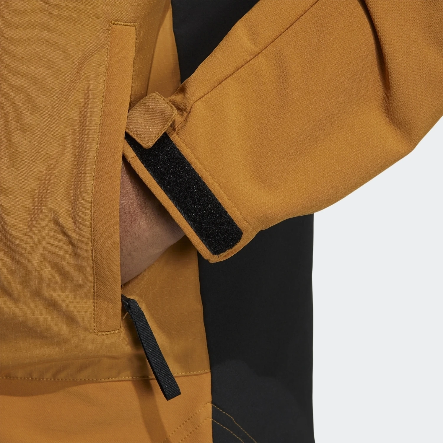 Adidas Terrex Utilitas Softshelljacke Herren Outdoorjacke Braun Schwarz – Bild 6