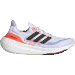 Adidas Ultra Boost Light Herren Laufschuhe Neutral Weiß Schwarz Rot