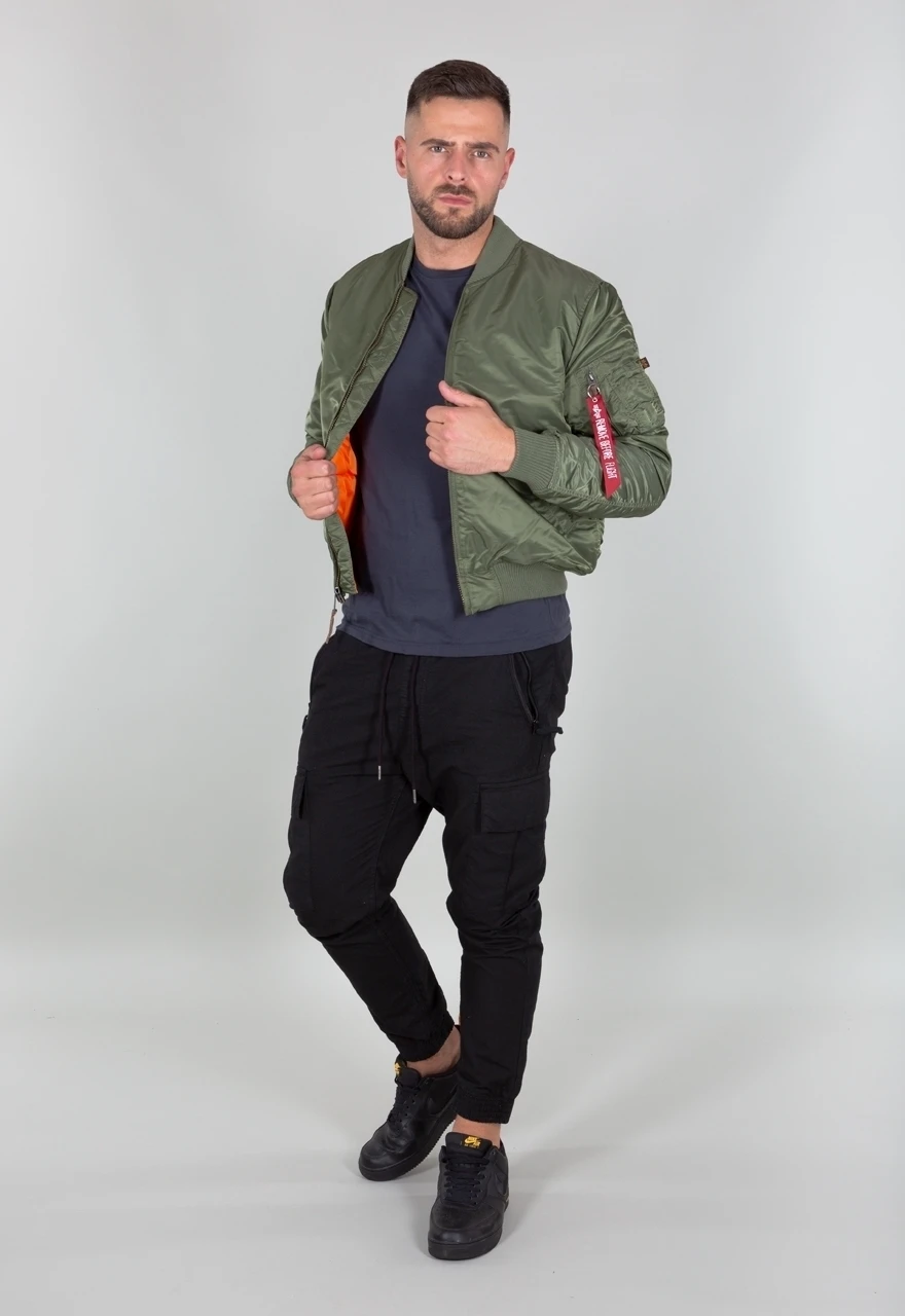 Alpha Industries Ma-1 Vf 59 Herren Bomberjacke Grün – Bild 2