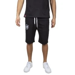 Alpha Industries NASA Basic Sweat Shorts Herren Kurze Hose Schwarz