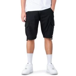 Alpha Industries Stream Shorts Herren Kurze Cargohose Schwarz