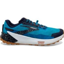 Brooks Catamount 2 Herren Trail Laufschuhe Blau Schwarz