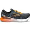 Brooks Glycerin GTS 20 Herren Laufschuhe Stabil Schwarz Dunkelblau Orange