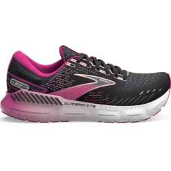 Brooks Glycerin GTS 20 Damen Laufschuhe Stabil Schwarz Pink
