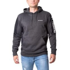 Columbia Minam River Hoodie Herren Kapuzenpullover Grau Schwarz