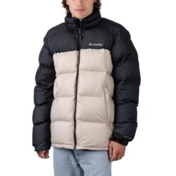 Columbia Pike Lake Jacket Herren Wnterjacke Beige Schwarz