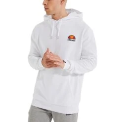 Ellesse Toce Hoodie Herren Kapuzenpullover Weiß