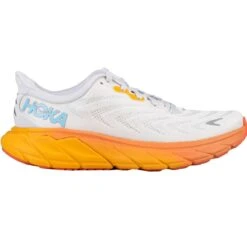 Hoka One One Arahi 6 Damen Laufschuhe Weiß Orange