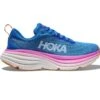 Hoka One One Bondi 8 Damen Laufschuhe Neutral Blau Pink Weiß