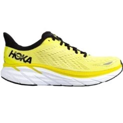 Hoka One One Clifton 8 Herren Laufschuhe Gelb Schwarz