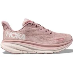 Hoka One One Clifton 9 Damen Laufschuhe Neutral Rosa