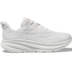 Hoka One One Clifton 9 Damen Laufschuhe Neutral Creme