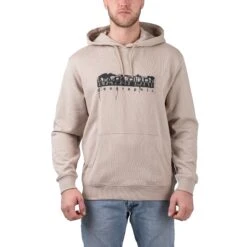 Napapijri Napo Hoodie Herren Kapuzenpullover Beige