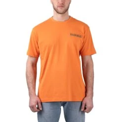 Napapijri Pajas Tee Herren Kurzarmshirt Orange