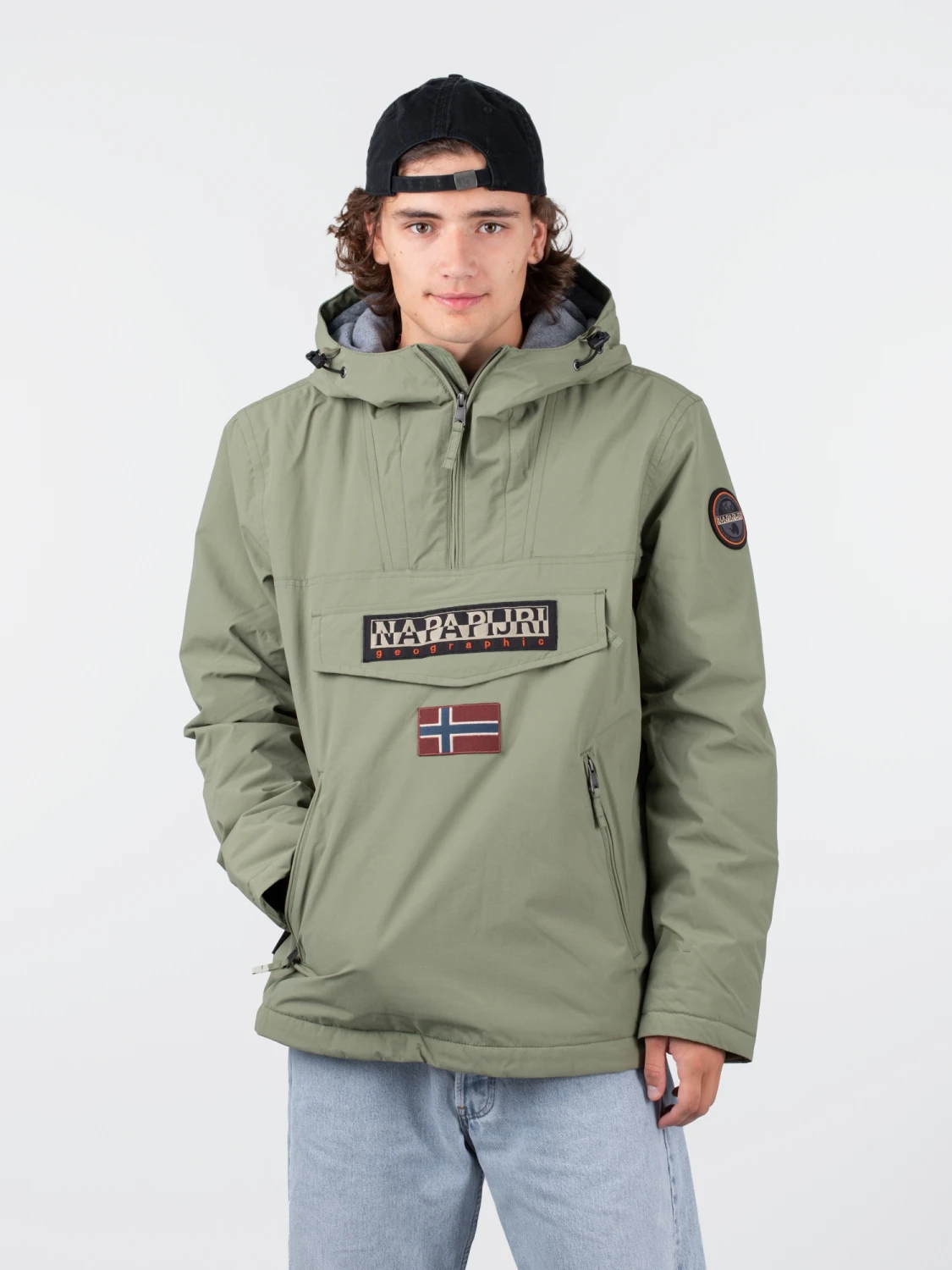 Napapijri Rainforest Winter Pocket Jacket Herren Wasserabweisende Winterjacke Grün – Bild 4