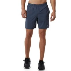 New Balance Accelerate 7 Inch Shorts Herren Laufhose Grau