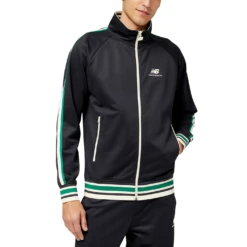 New Balance Athletics 70s Run Track Jacket Herren Trainingsjacke Dunkelblau Grün