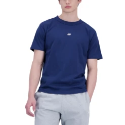 New Balance Athletics Graphic Tee Herren Kurzarmshirt Dunkelblau