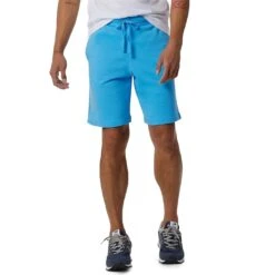 New Balance Essentials Celebrate Shorts Herren Kurze Hose Hellblau