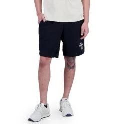 New Balance Essentials Fleece Shorts Herren Kurze Sweathose Schwarz