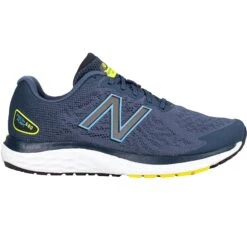 New Balance Fresh Foam 680 V7 Herren Laufschuhe Neutral Dunkelblau Gelb