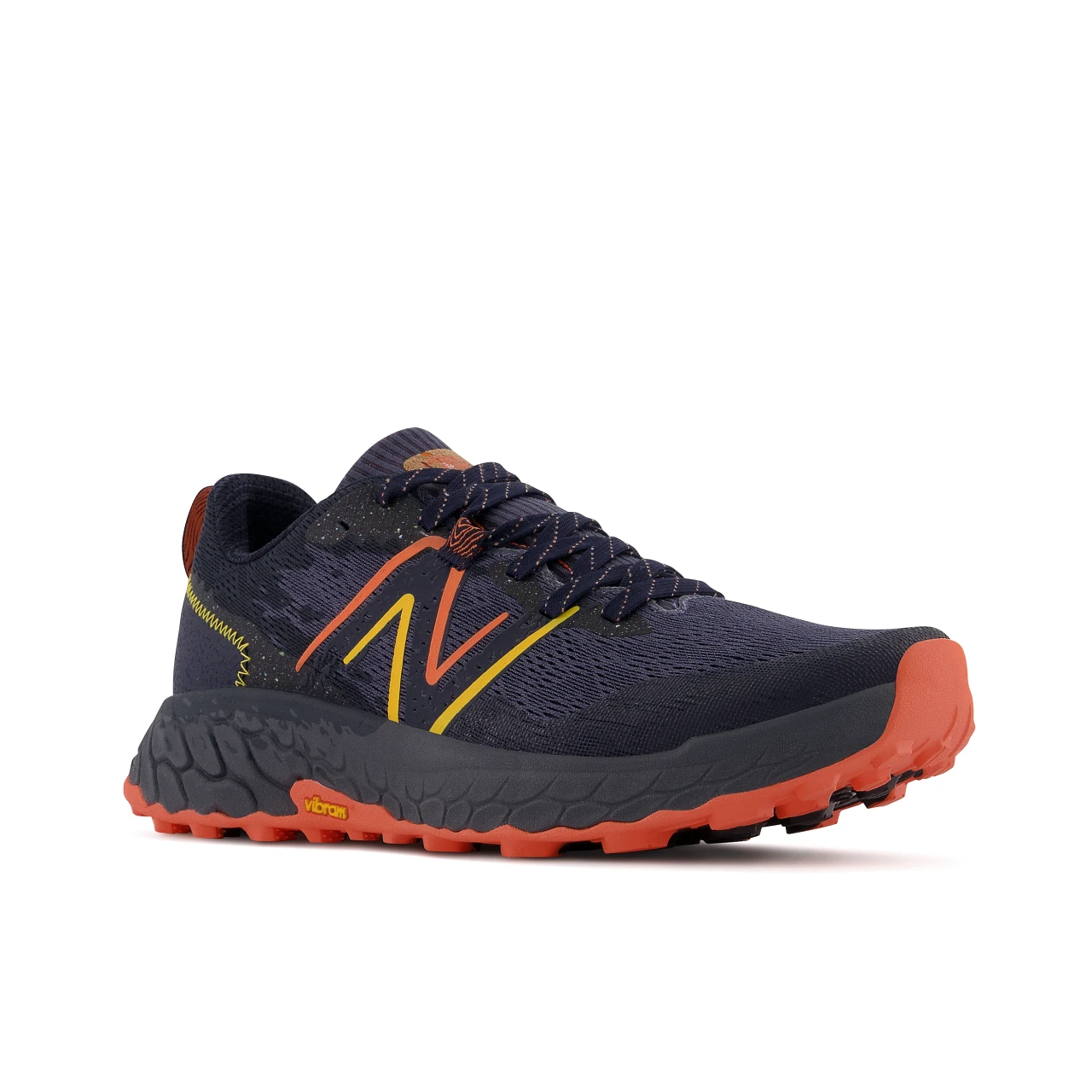 New Balance Fresh Foam X Hierro V7 Herren Trail-Runningschuh Blau Orange – Bild 2