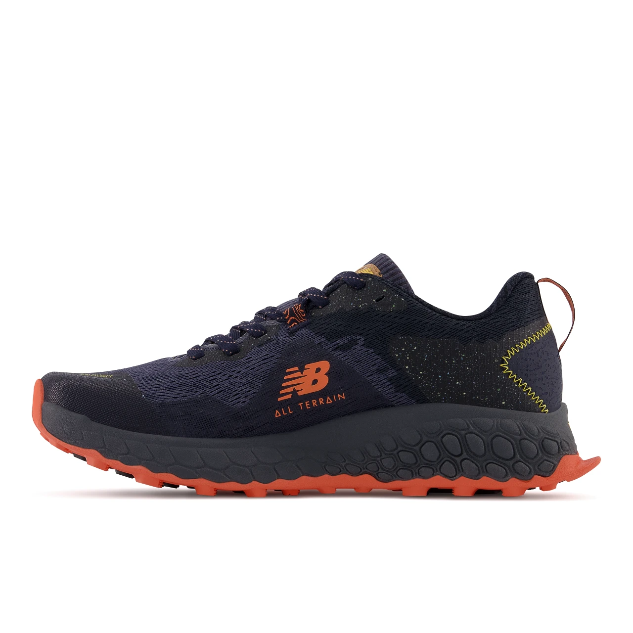 New Balance Fresh Foam X Hierro V7 Herren Trail-Runningschuh Blau Orange – Bild 3