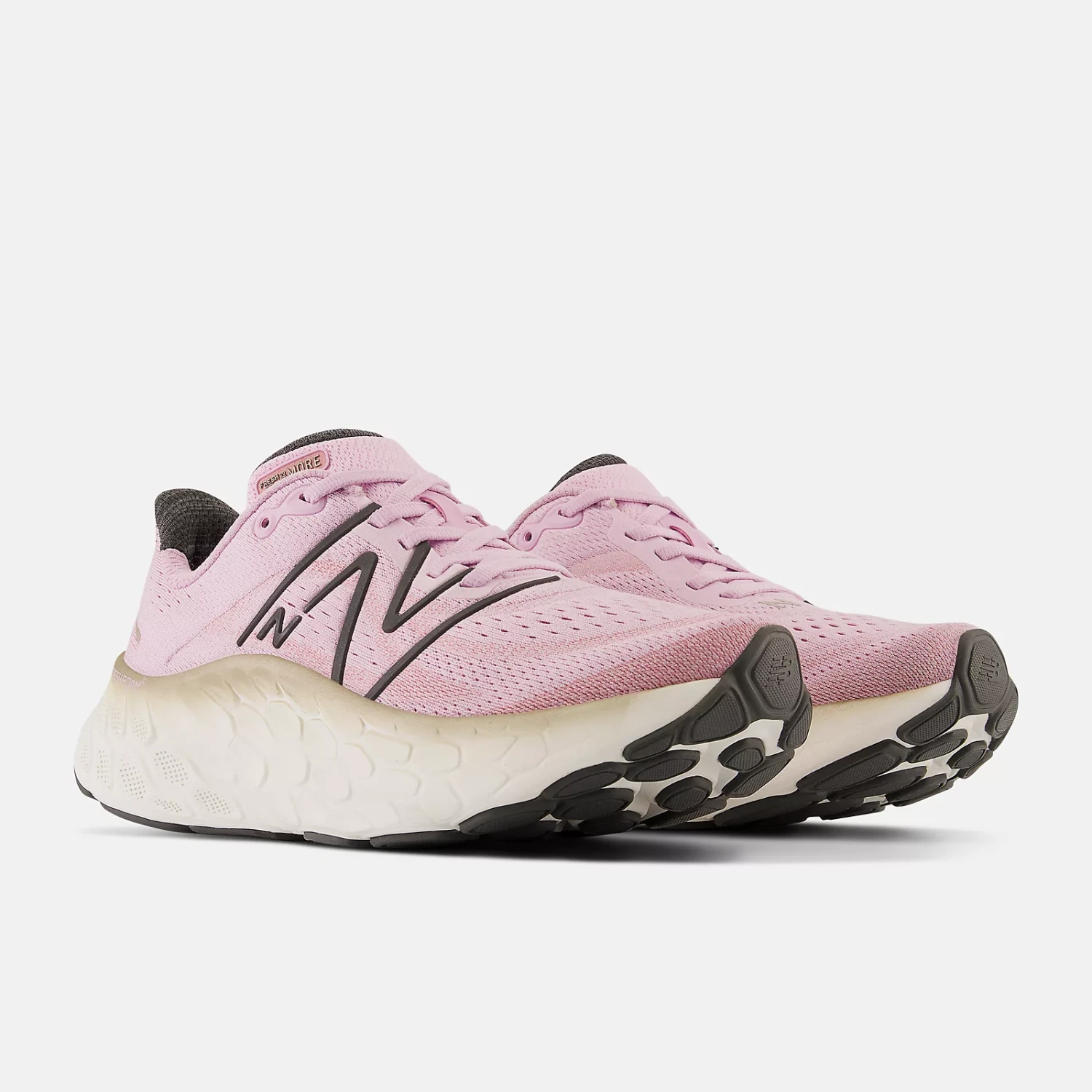 New Balance Fresh Foam X More V4 Damen Laufschuhe Neutral Rosa – Bild 2