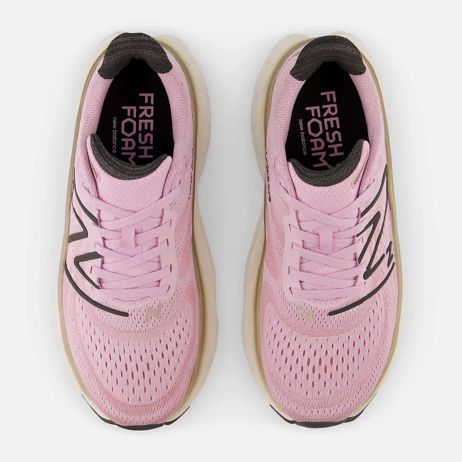 New Balance Fresh Foam X More V4 Damen Laufschuhe Neutral Rosa – Bild 3