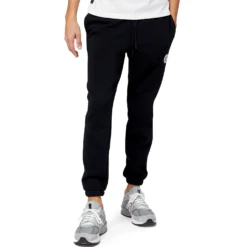 New Balance Hoops Essentials Fundamental Pants Herren Jogginghose Schwarz
