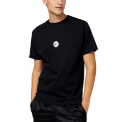 New Balance Hoops Essentials Fundamental Tee Herren Freizeit T-Shirt Schwarz