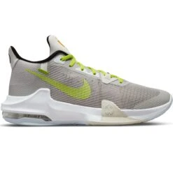 Nike Air Max Impact 3 Herren Basketballschuhe Hellgrau Gelb