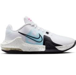 Nike Air Max Impact 4 Herren Basketballschuhe Weiß Schwarz Hellblau