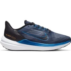 Nike Air Winflo 9 Herren Laufschuhe Blau Schwarz