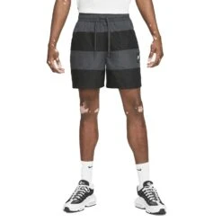 Nike Air Woven Shorts Herren Kurze Hose Schwarz Grau