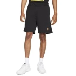 Nike Court Fleece Shorts Herren Kurze Hose Schwarz