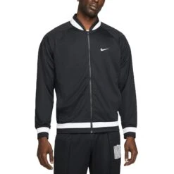 Nike Dri-Fit Basketball Jacket Herren Jacke Schwarz Weiß