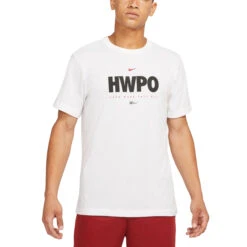 Nike Dri-FIT HWPO Tee Herren Trainingsshirt Weiß