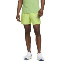 Nike Dri-Fit Run Division Challenger Shorts Herren Laufhose Grün Blau