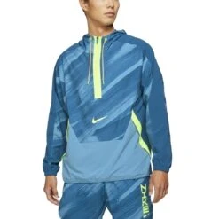 Nike Dri-Fit Sport Clash Jacket Herren Trainingsoberteil Blau Gelb