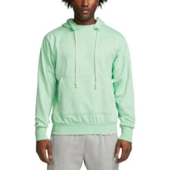 Nike Dri-FIT Standard Issue Hoodie Herren Basketball Kapuzenpullover Grün