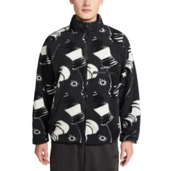 Nike LeBron Full-Zip Basketball Jacket Herren Fleecejacke Schwarz Weiß